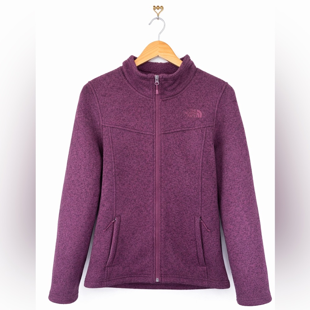 The North Face Purple Midweight Full Zip Fleece Jacket Women’s M